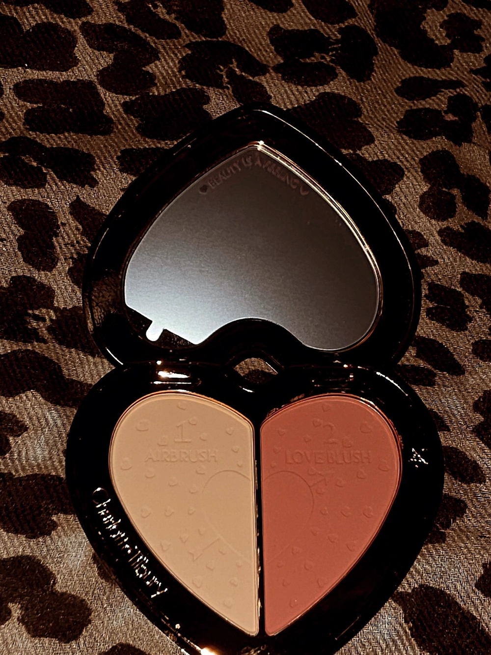 Charlotte Tilbury Heart Duo - Cream Beige & Warm Rose Blush